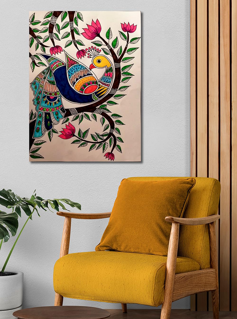 ★QUMAPON ROUGE+QUMAPON PEACOCK MKB555 - Digital Canvas Painting - Prettiest Peacock - For Your